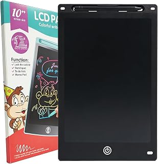 10-inch LCD Writing Tablet, Drawing Board, Office and Study Supplies, Black, 2 Pack