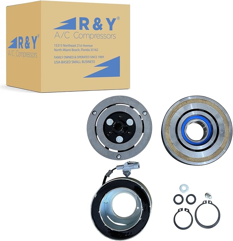 Embreagem do compressor de ar-condicionado automotivo RY AC Compressors EH492-CL – Conjunto