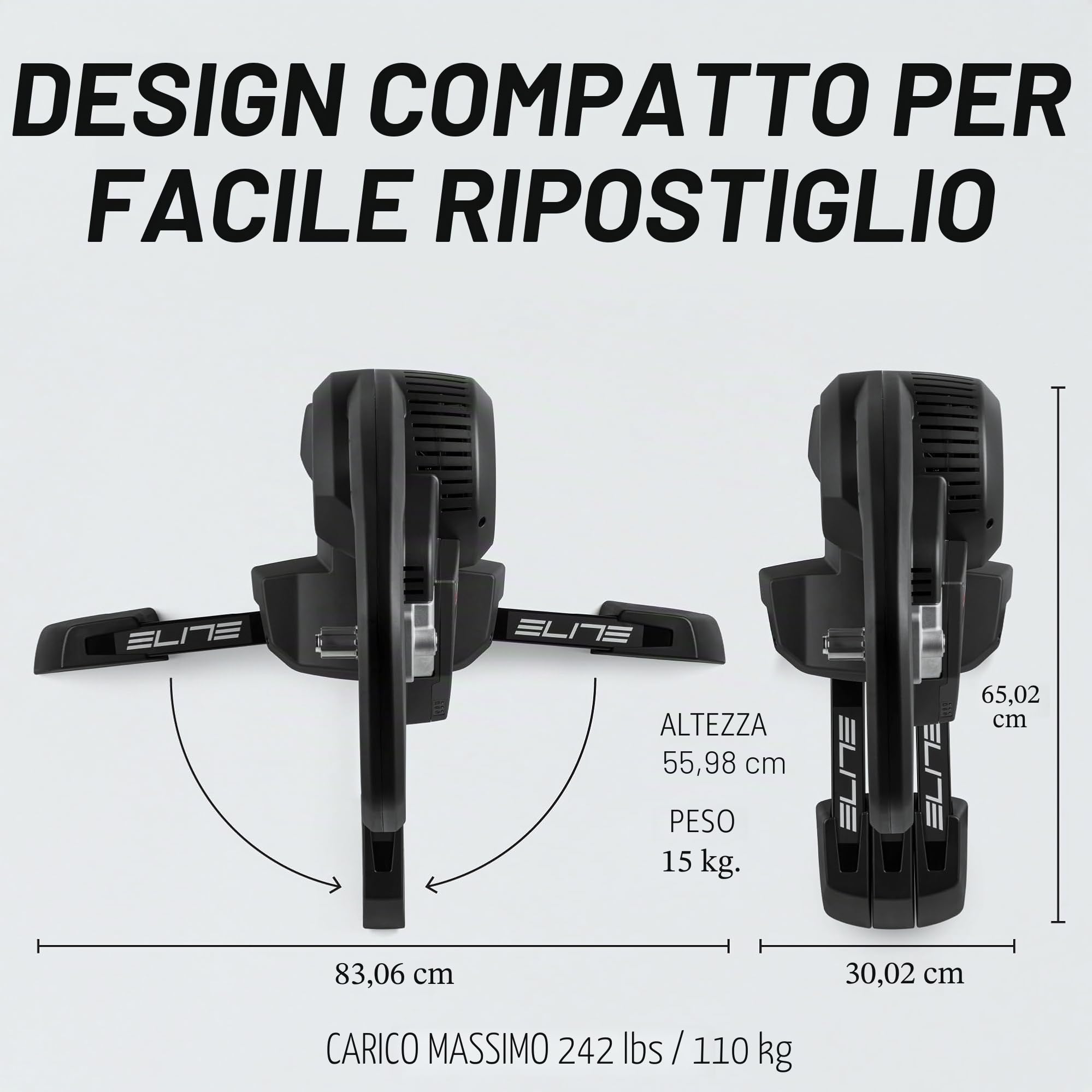 Elite Direto XR Smart Trainer Interattivo – Disponibile in Versione Standard o Bundle Zwift Cog e Click – Rullo a Trasmissione Diretta per Allenamento Indoor