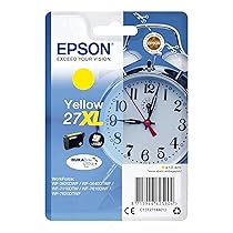 Epson 27 Serie Sveglia, Cartuccia Originale Getto d’Inchiostro DURABrite Ultra, Formato XL, Giallo