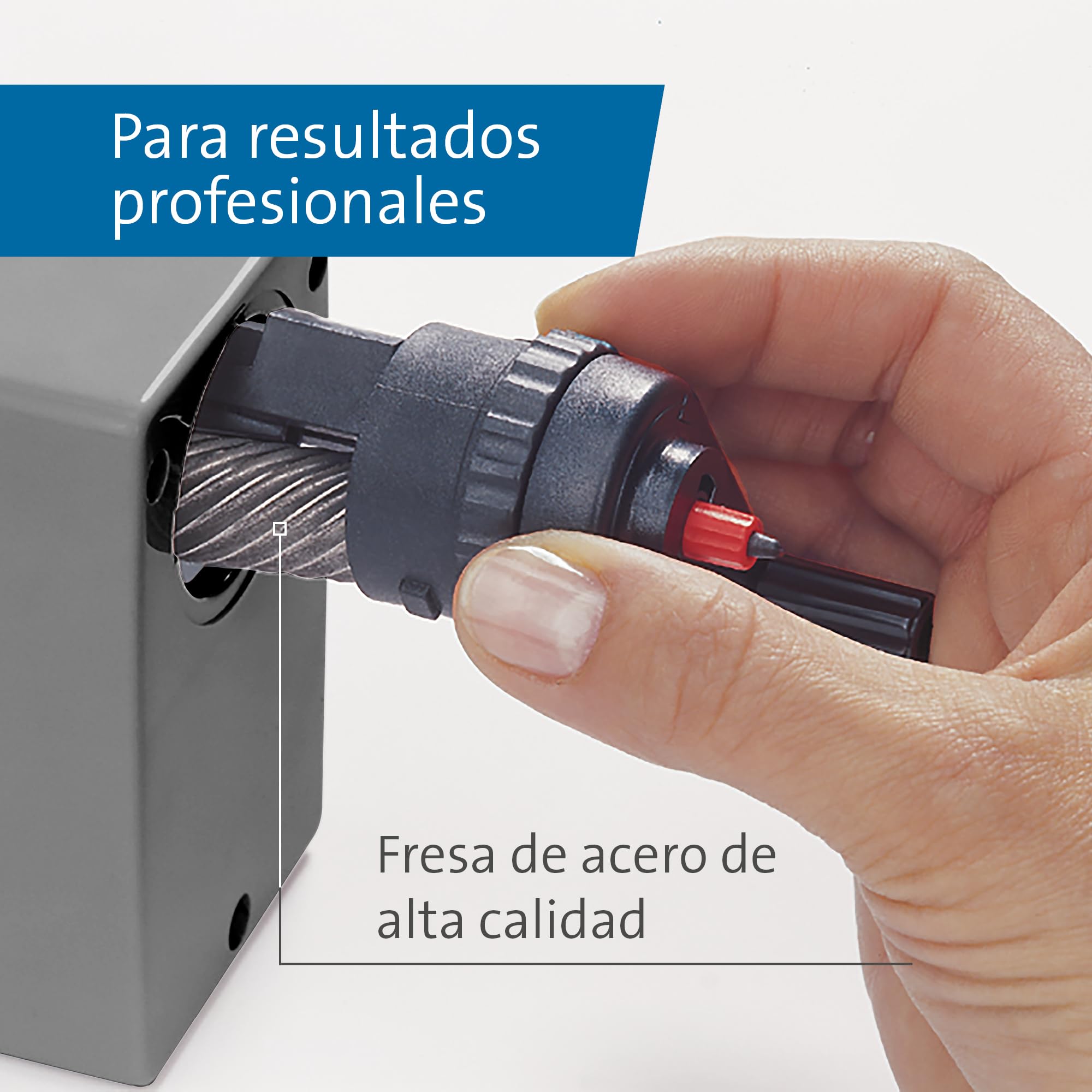 Dahle 00155-17496 Pencil Sharpener 155 with Clamp 12 mm Smart Grey, darkgray - Image 3