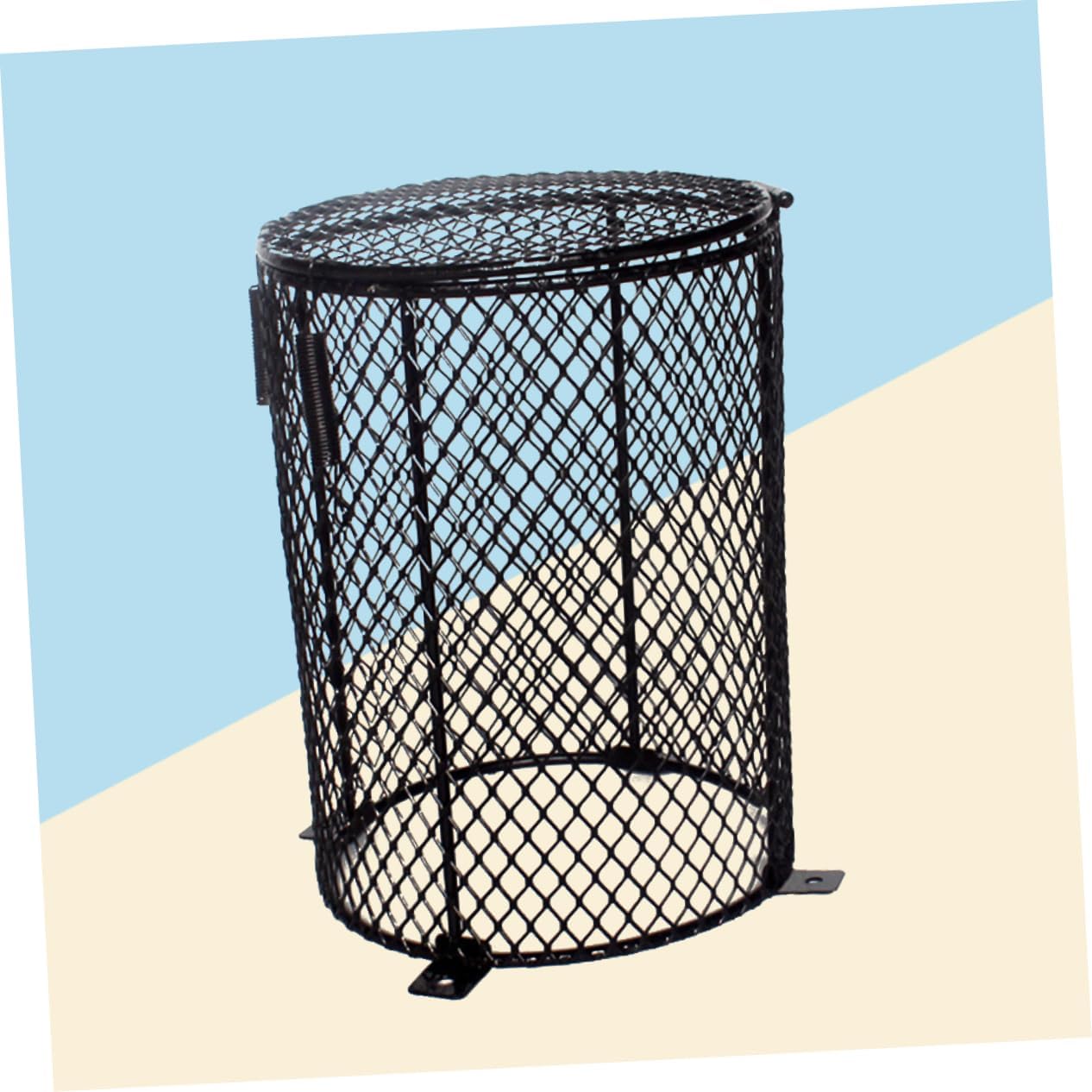 Pet Scald Lamp Shade Round Heating Guard for Reptiles Amphibians Poultry Easy Installation Protects from Burns Suitable for Day Night Use