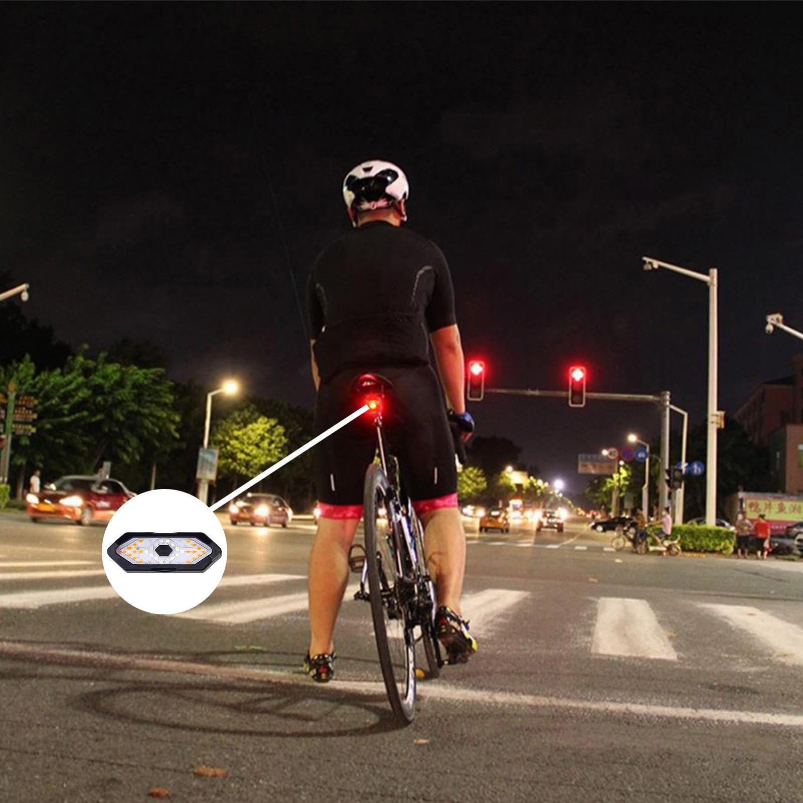 Luce Led Casco Da Bici Con Luci E Frecce Frecce Bici Faro