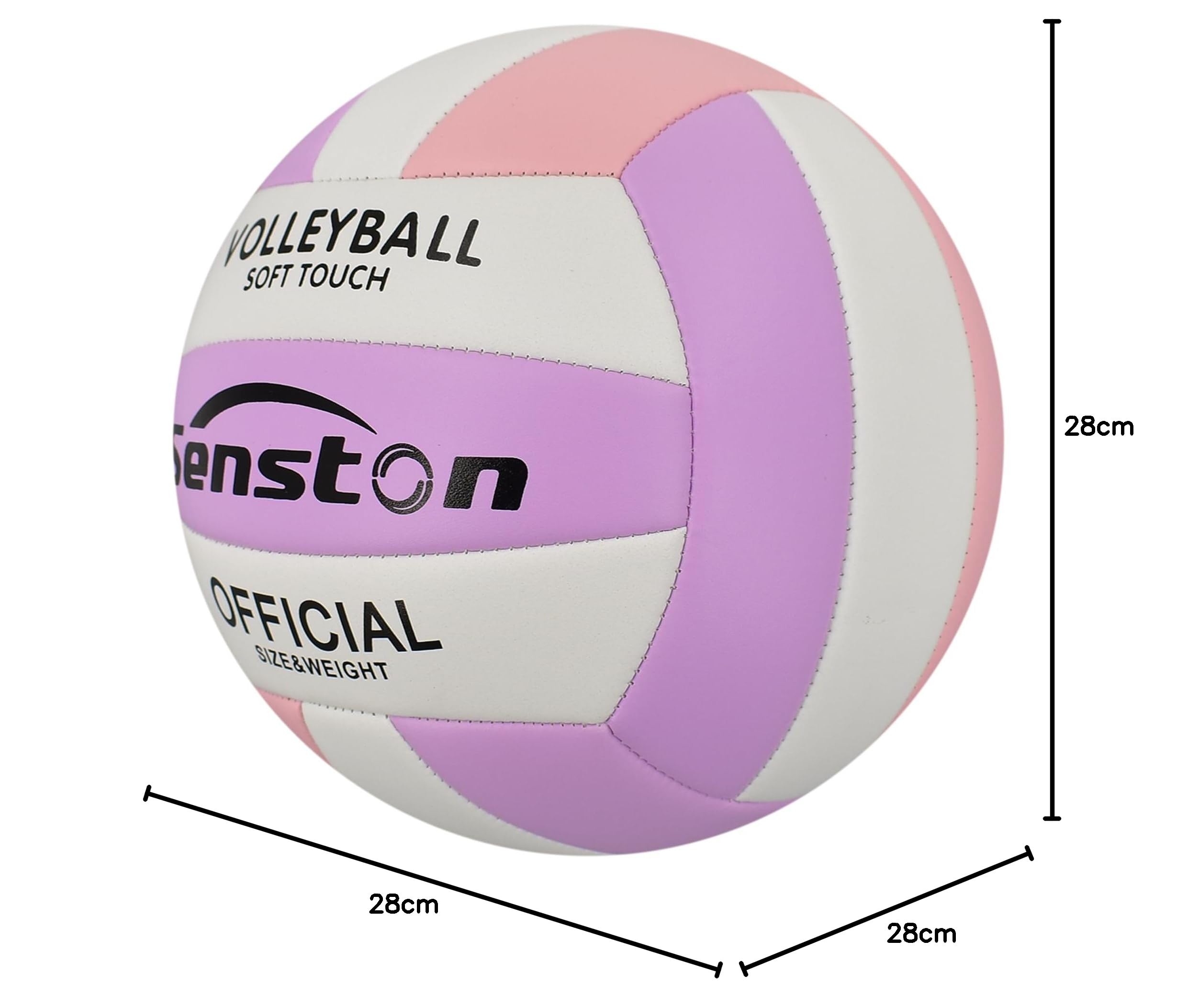 Senston Ballon de Volley, Ballon de Beach-Volley Piscine pour Extérieur et Intérieur