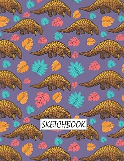 Pangolin Sketchbook: Pangolin Sketchbook for Drawing, Writing, Painting, Sketching, and Doodling, 100 Pages, 8.5 x 11"