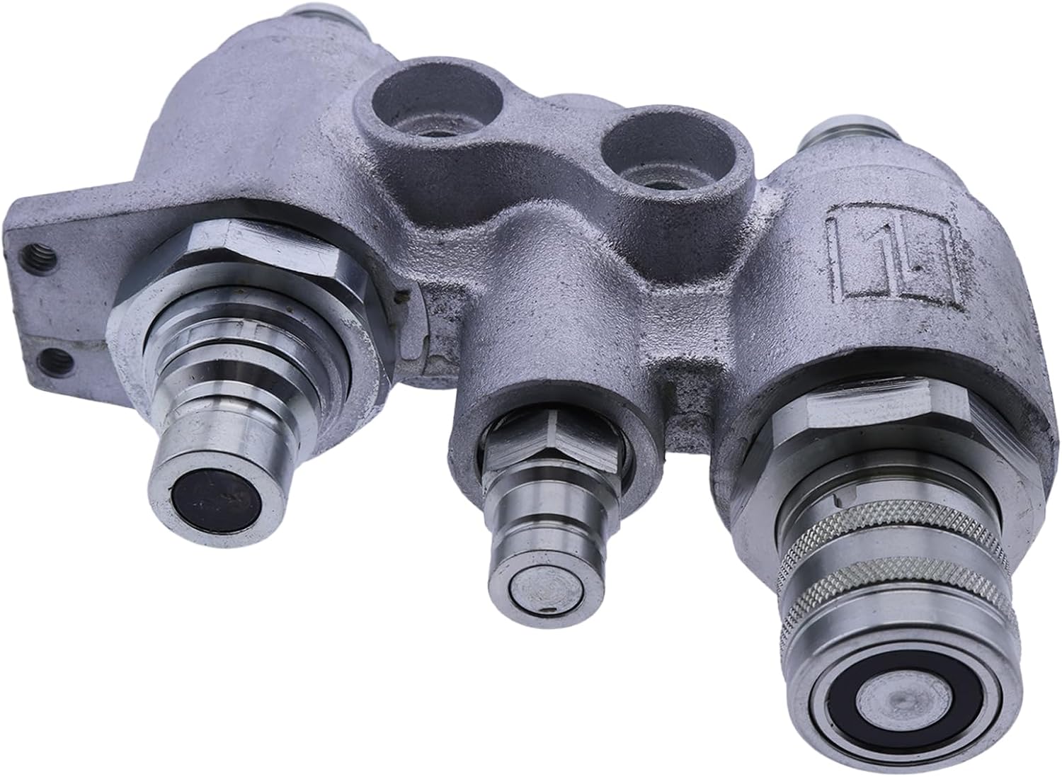 FridayParts 48mm 4BD4FH Hydraulic Coupler Block 7246783 for Bobcat Skid Steer Loade S175 S205 S250 T250