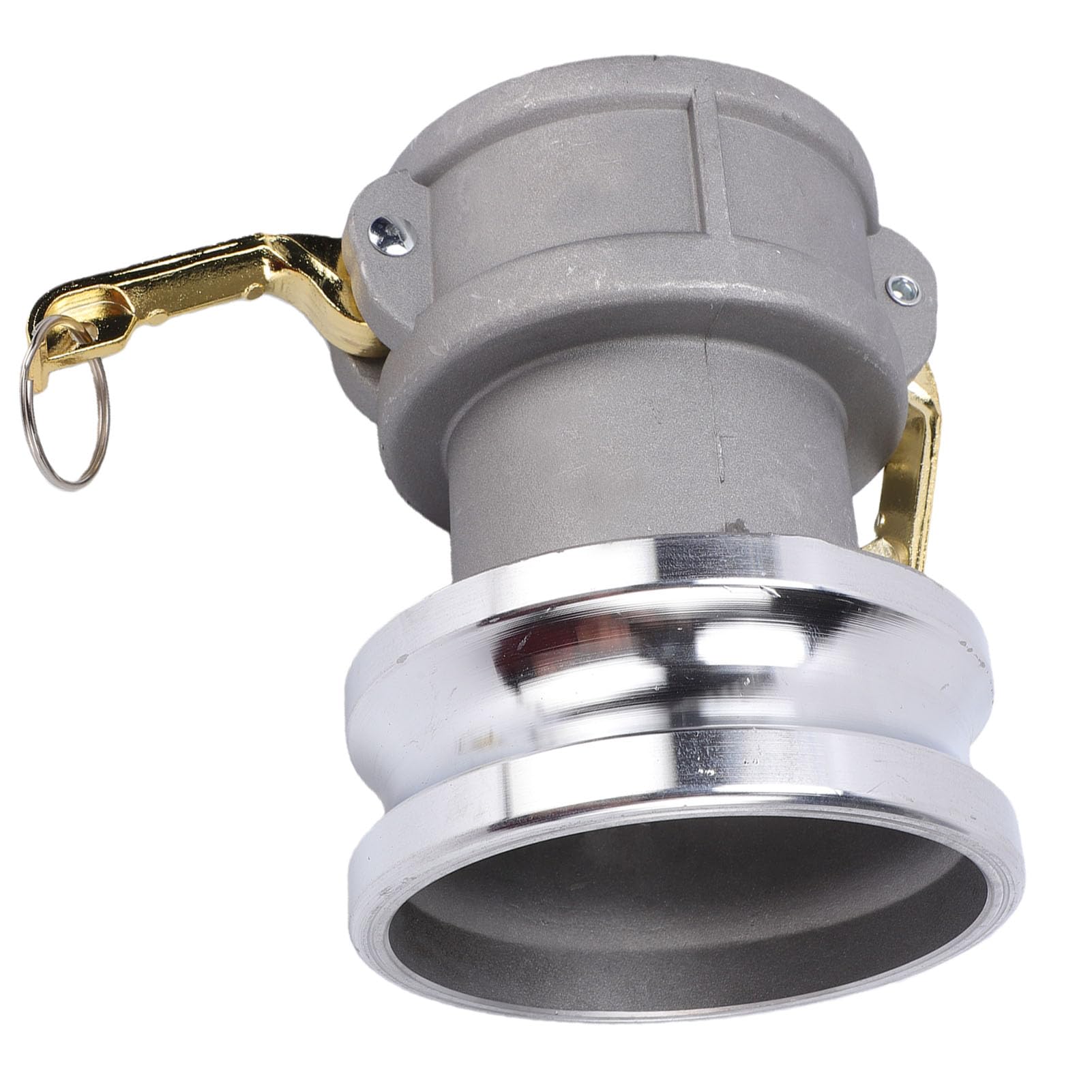 Naroote DA Camlock Manguera, 3 Pulgadas Hembra X 4 Pulgadas Macho Latón Aleación de Aluminio Acero Inoxidable Acoplamiento Camlock, para Agua, Aceite, Gasolina y Aceite Hidráulico