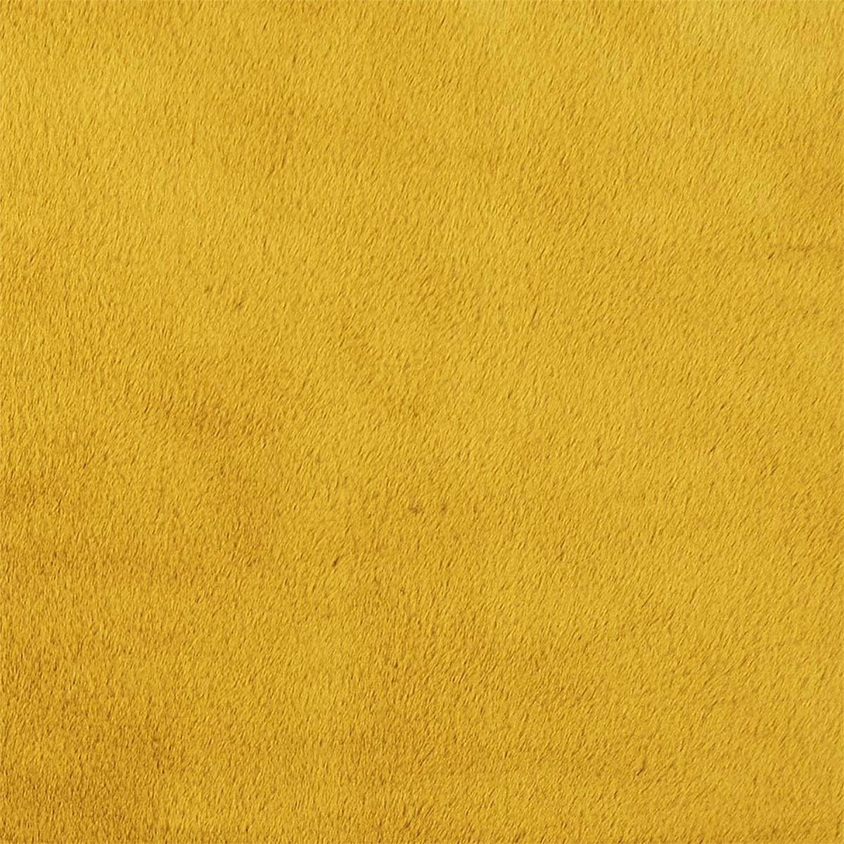 AltoBuy Tapis 120x170cm Imitation Fourrure Fine Jaune Moutarde - SNUGLY