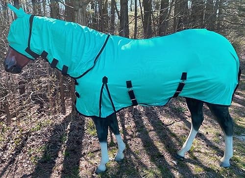 Sábana combinada para el cuello con correas para las piernas y máscara a juego - Envoltura para el vientre