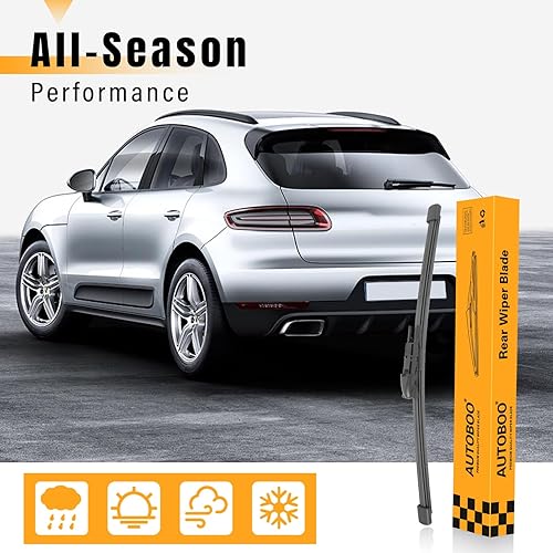Vista 121 de AUTOBOO 12 limpiaparabrisas trasero de repuesto para Kia Sportage 2011-2016, Hyundai Elantra 09-12, Hyundai Tucson IX35 10-15, I30 - Repuesto