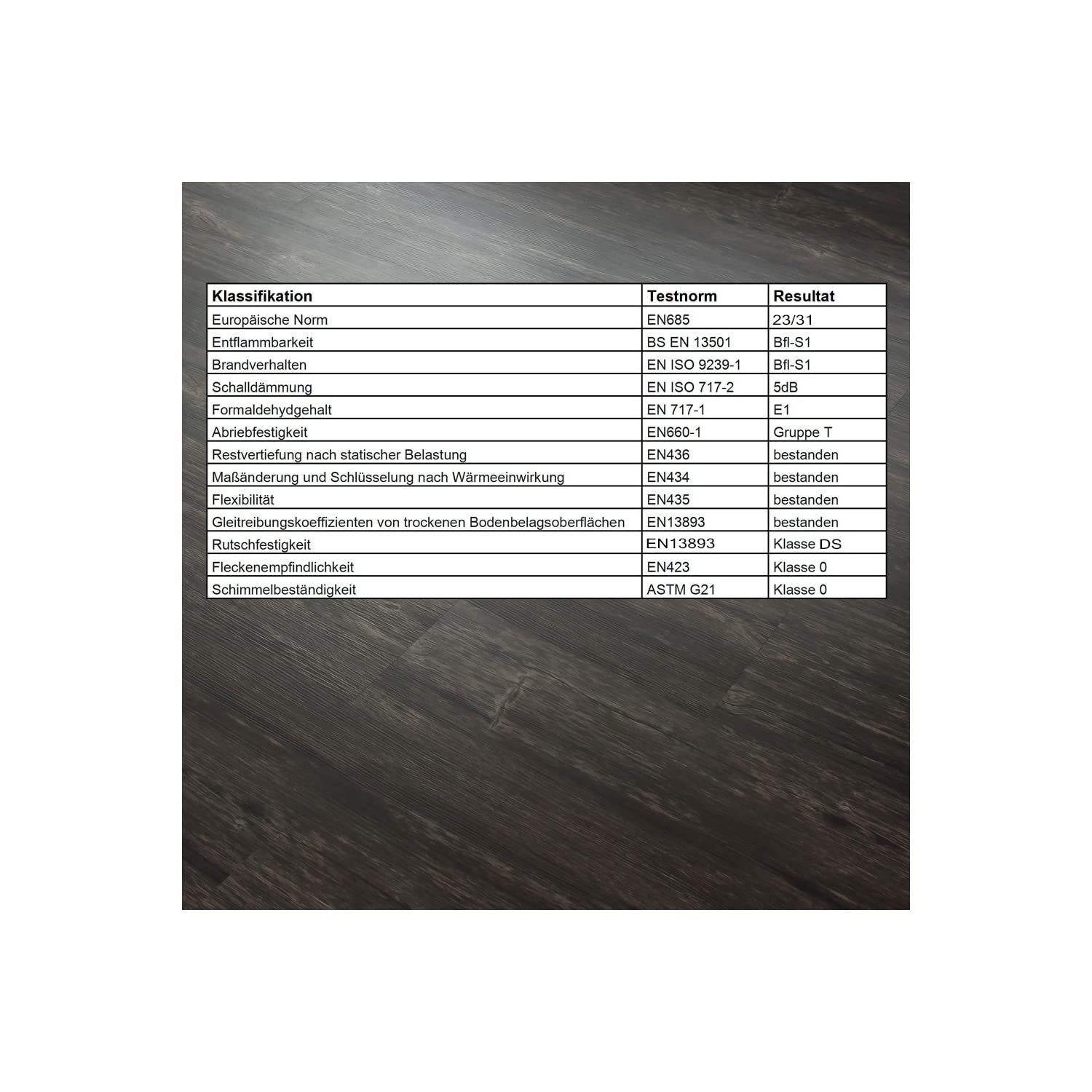 STILISTA Vinyl Laminat Dielen, 15 Dekors Wählbar, 5,07 oder 20 m², Rutschfest, Wasserfest, Schwer Entflammbar - 5,07 m² Ulme Natur