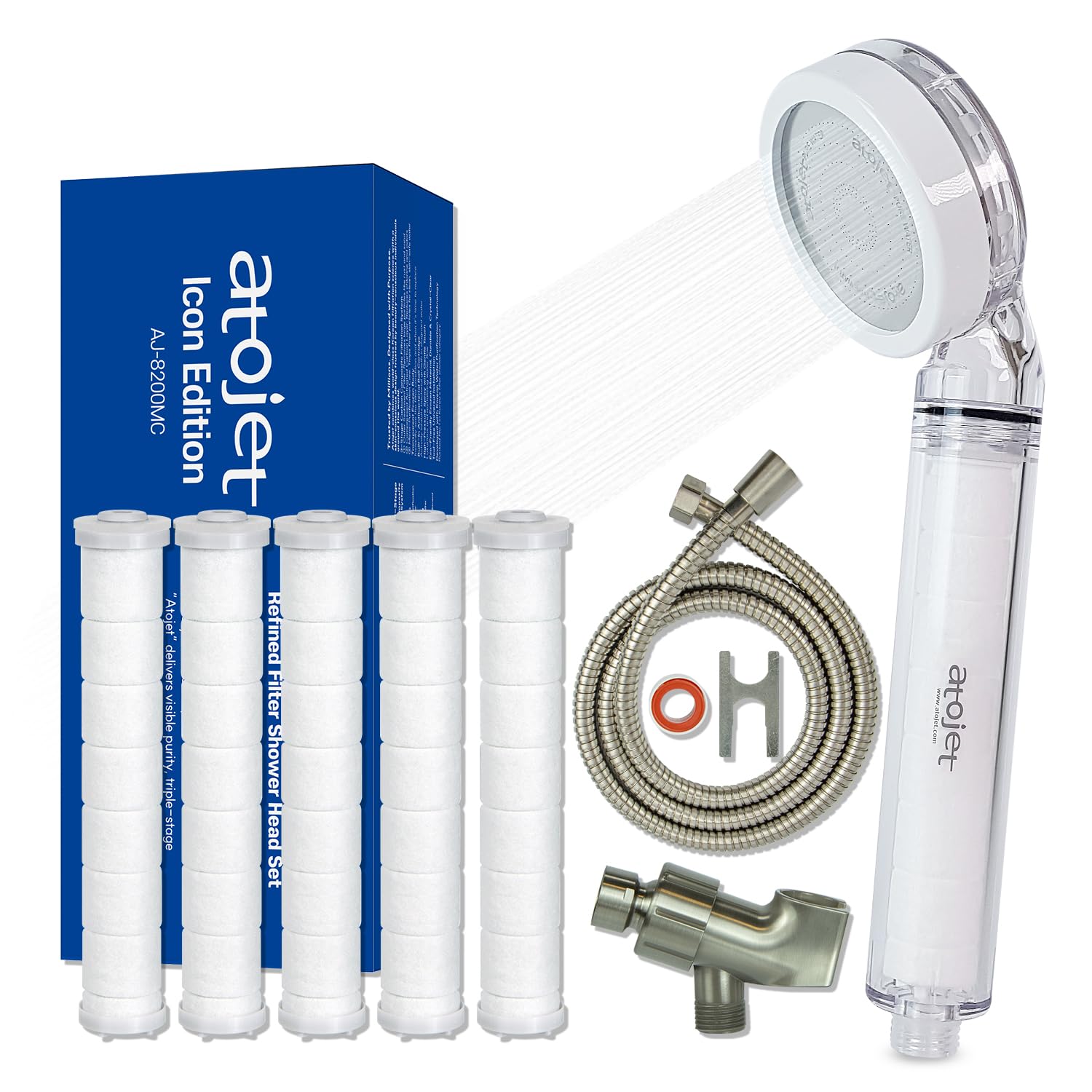 Atojet Filter Shower For K-Beauty Skin Care– Pure Carbon Filters