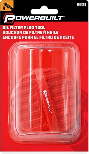 Miniatura 4 de Powerbuilt Tapón de filtro de aceite para Cummins 6.7L motor diesel Dodge Ram Trucks 25003500, filtro de instalación, limpio, sin derrames, rojo