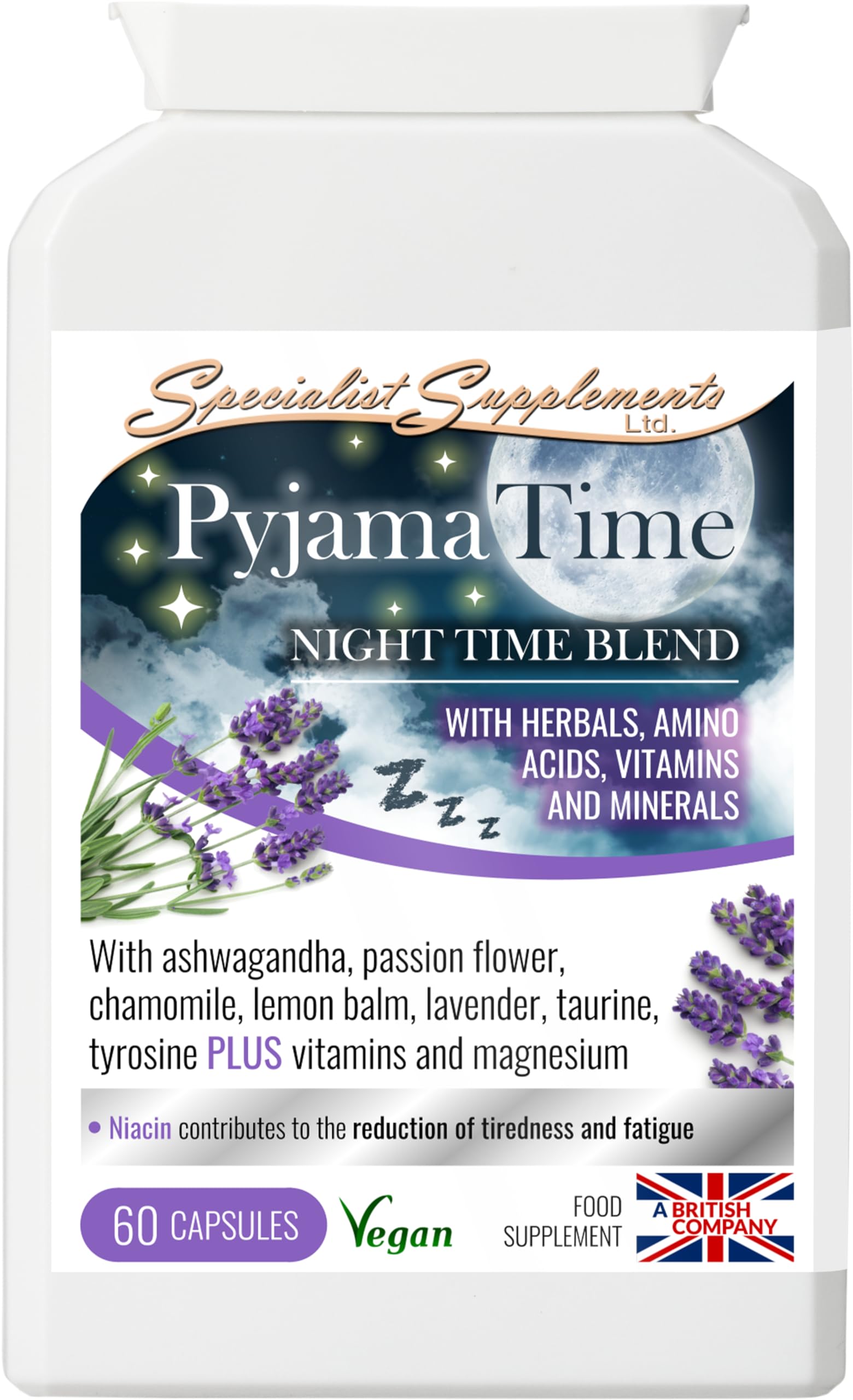 – PyjamaTime (Night Time Blend), 60 Capsules