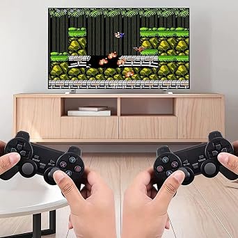 Retro Oyun Konsolu, 4K HDMI, 10000+ Klasik Oyun, 2.4G Kablosuz Kontrol, 256MB RAM, 128MB Flash, GB2 CPU