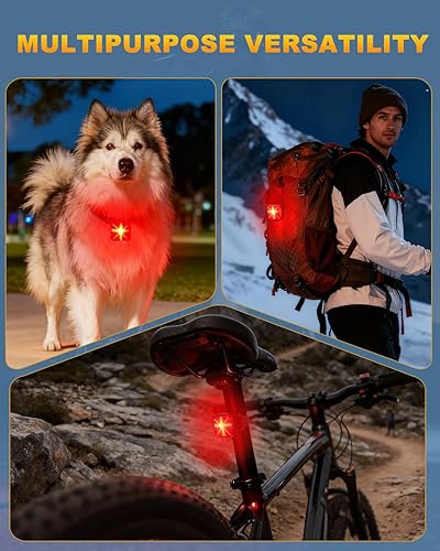 Miniatura 8 de WSDCAM Luces de bicicleta para conducción nocturna, 5 modos LED brillantes para seguridad en el ciclismo, luz delantera y trasera recargable, luz