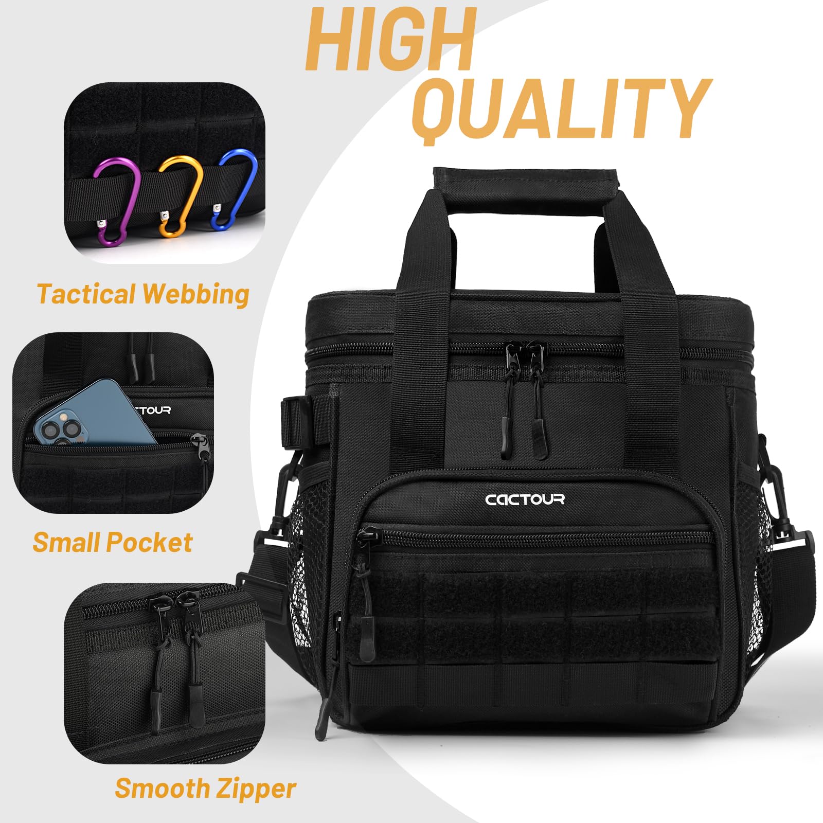 Snapklik.com : CaCTOUR Lunch Box Cooler Bag - Tactical Insulated ...
