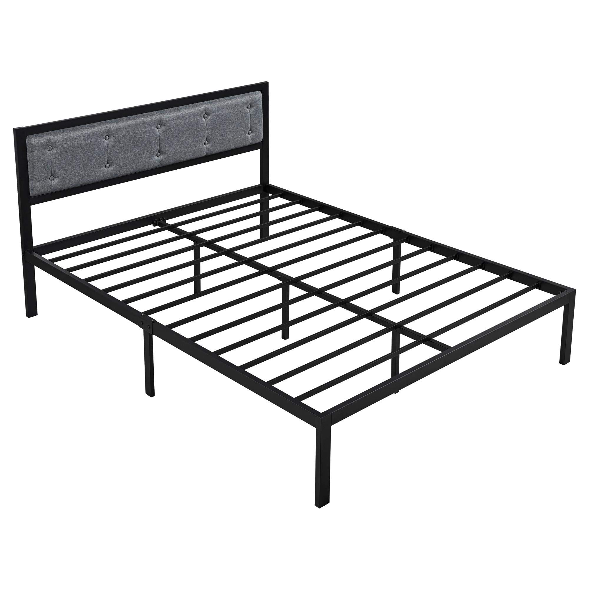 Buy Topeakmart Queen Size Bed Frame, Platform Bed Frame with Strong