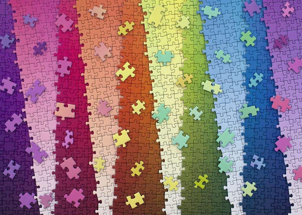 Ravensburger Karen Puzzles – Colors on Colors 1000 Piece Jigsaw Puzzle | Vibrant Imagery | Perfect Interlocking Fit | Ideal for Adults and Kids | Made in Germany