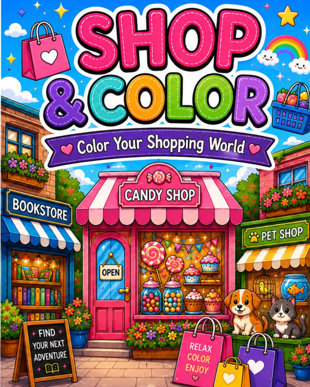 SHOP & COLOR: Color Your Shopping World