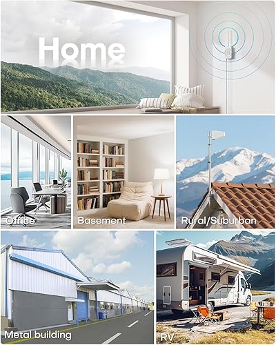 Miniatura 10 de ZORIDA Amplificador de señal de teléfono celular para el hogar de hasta 5500 pies cuadrados - Amplificador de teléfono celular Boost 5G 4G LTE para