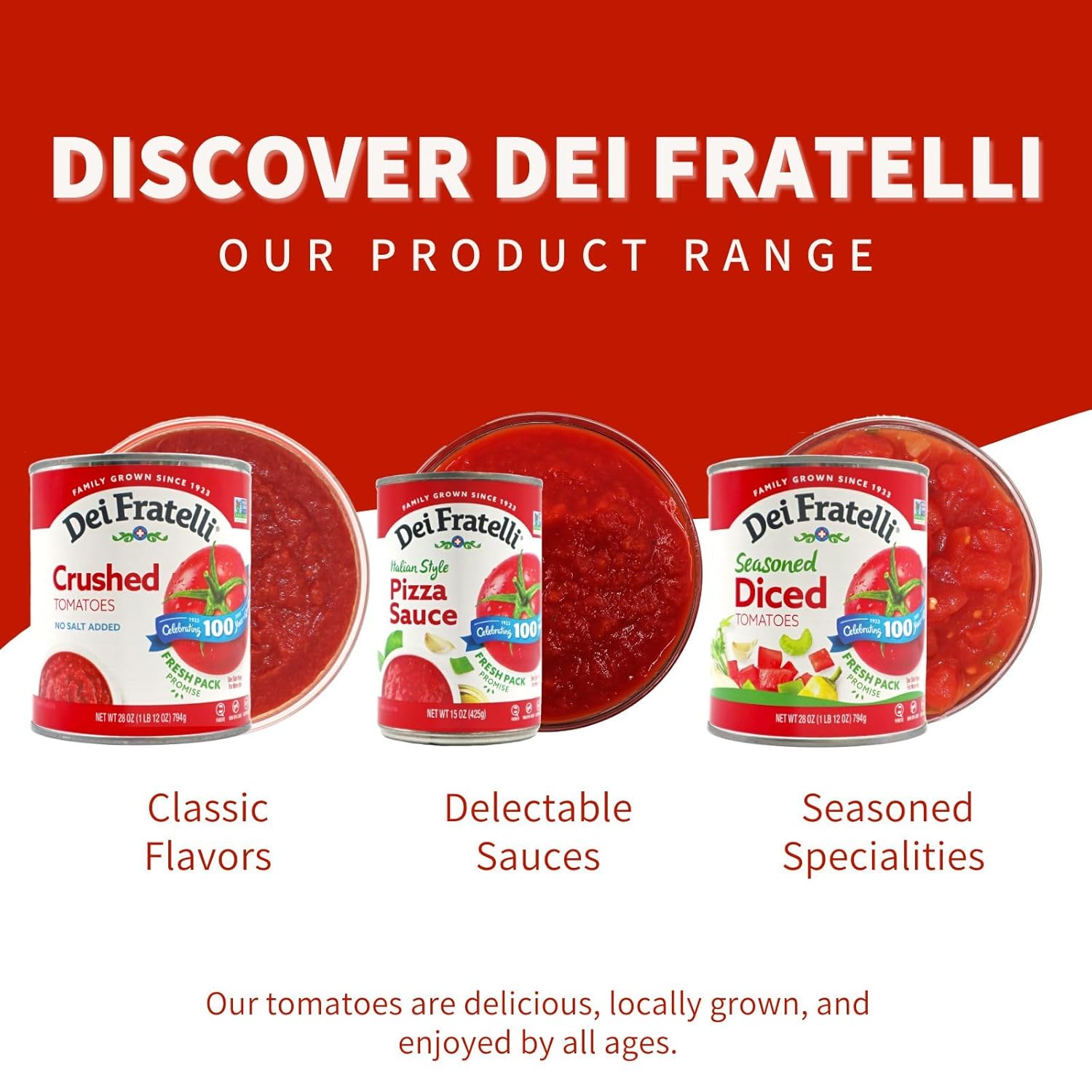 Dei Fratelli Diced Tomatoes (28 oz. cans; 6 pack) - 5th Generation Recipe