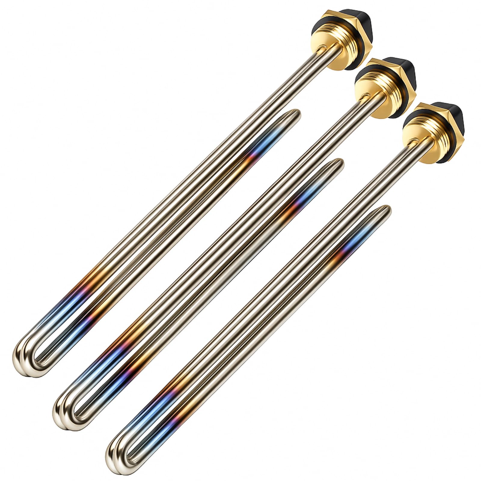 Photo 1 of Funrous 3 Pcs Titanium Alloy He 90240 Heating Element Compatible with EcoSmart Eco 18/24/27/36, Eemax He80240 Rc04709024s Sgb-2903 Ha-p004 Ha P005 Electric Tankless Water Heater 9kw 240v Screw-in