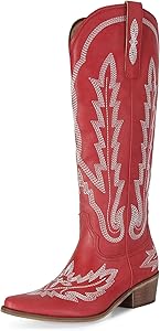 STALOV Cowboy Boots for Women
