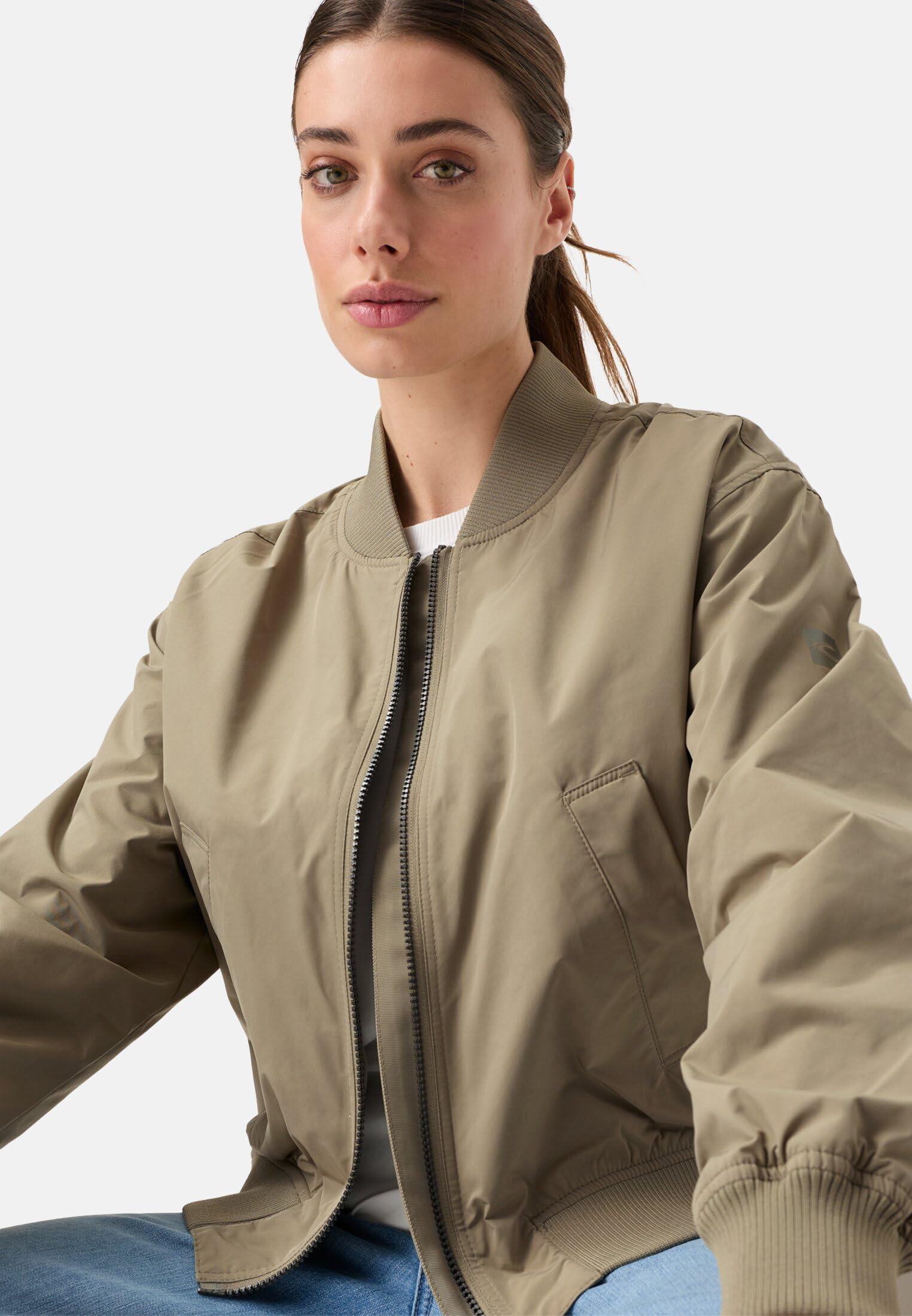 camel active Damen Bomberjacke mit Taschen