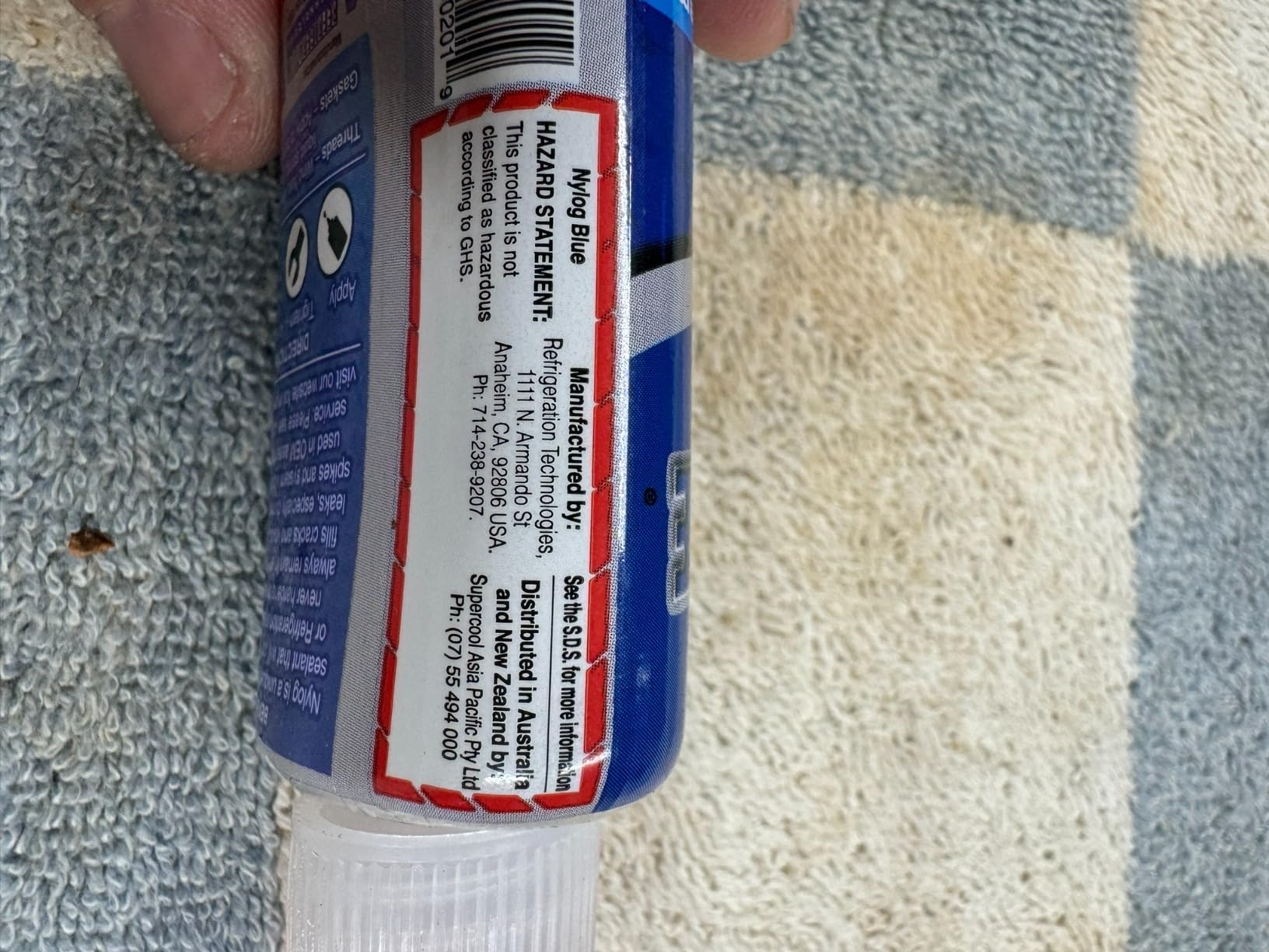 3/mo Finance Refrigeration Technologies RT201B Nylog Gasket/Thread