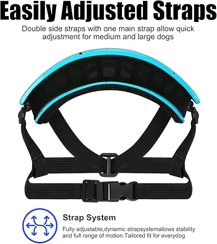 Miniatura 5 de Gafas para perros grandes, protección de ojos de perro, gafas para perros, gafas de sol para perros, gafas de sol para perros para razas medianas,