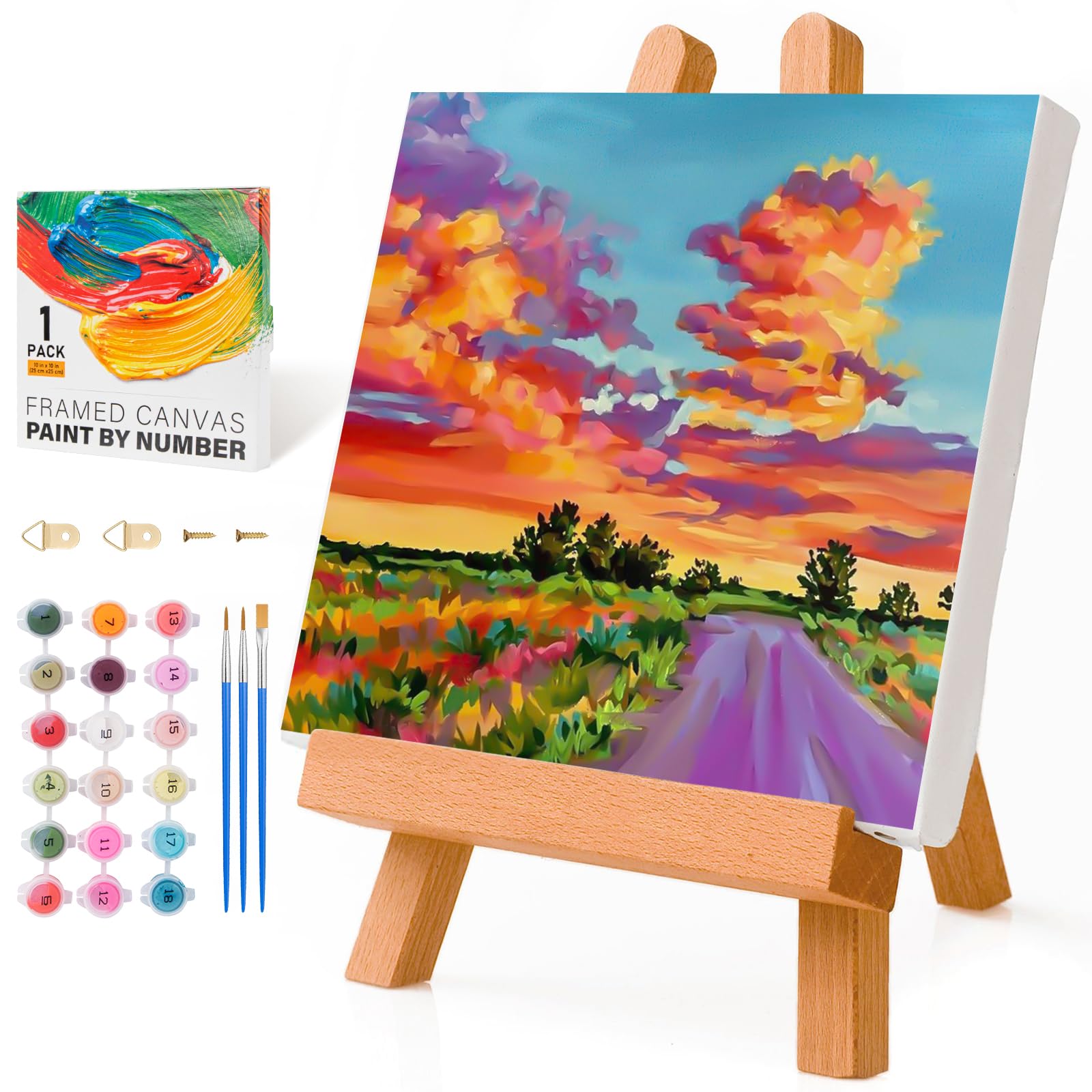 Simple Color Paint Simple Painting For Beginners