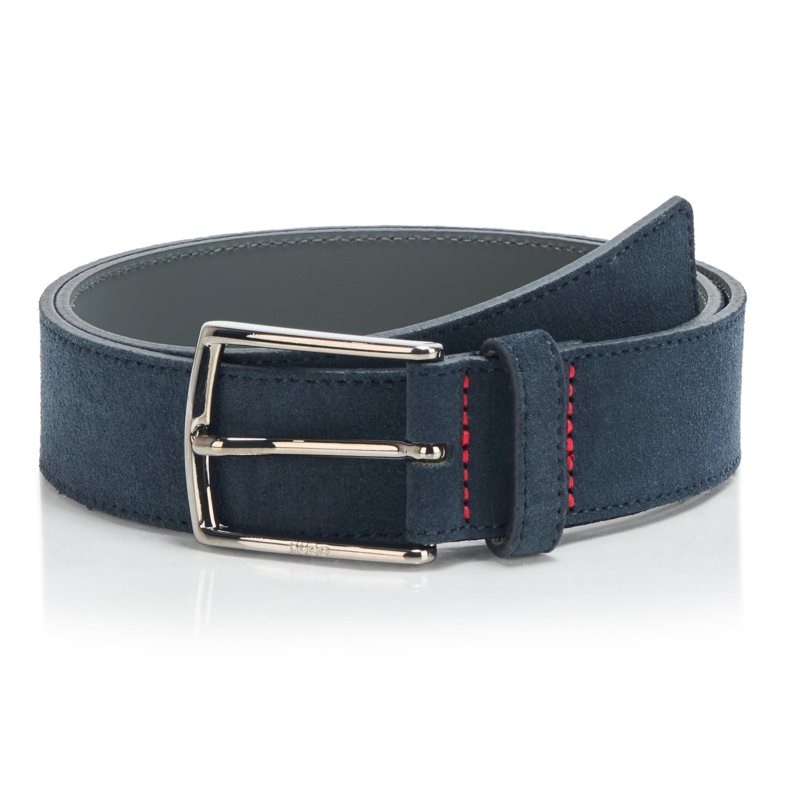 HUGO Herren Gregor Smooth Suede Leather Belt Gürtel