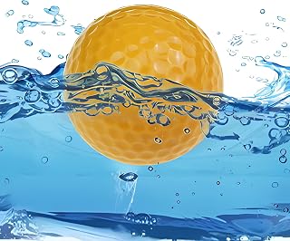 6pcs Colourful Practice Floating Golf Balls, Water Float Floater Ball, Pond or Lake Range Golf Ball, About 10% of It Sits Above Water