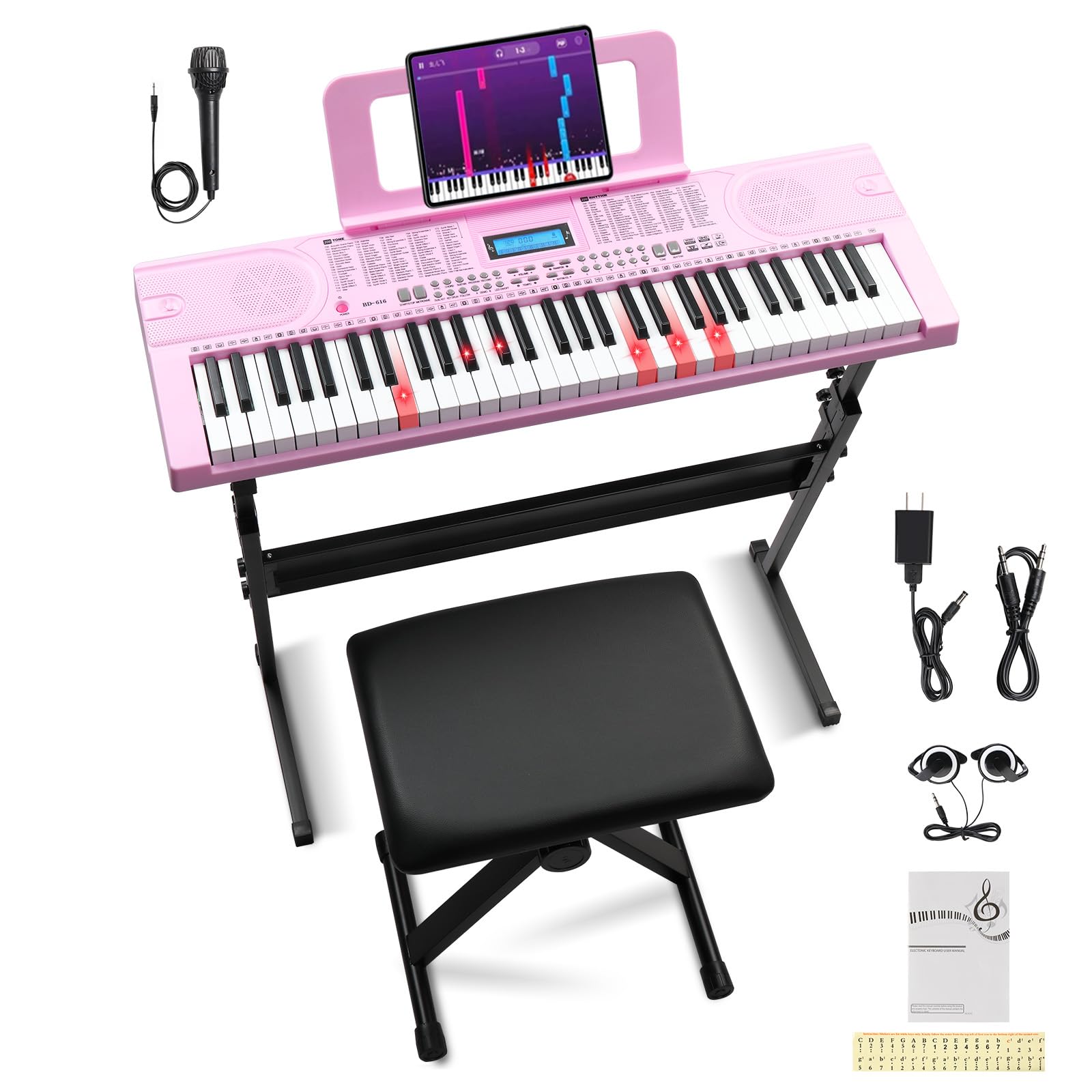 Amazon.com: Ktaxon 61 Key Keyboard Piano, Electric Keyboard Piano