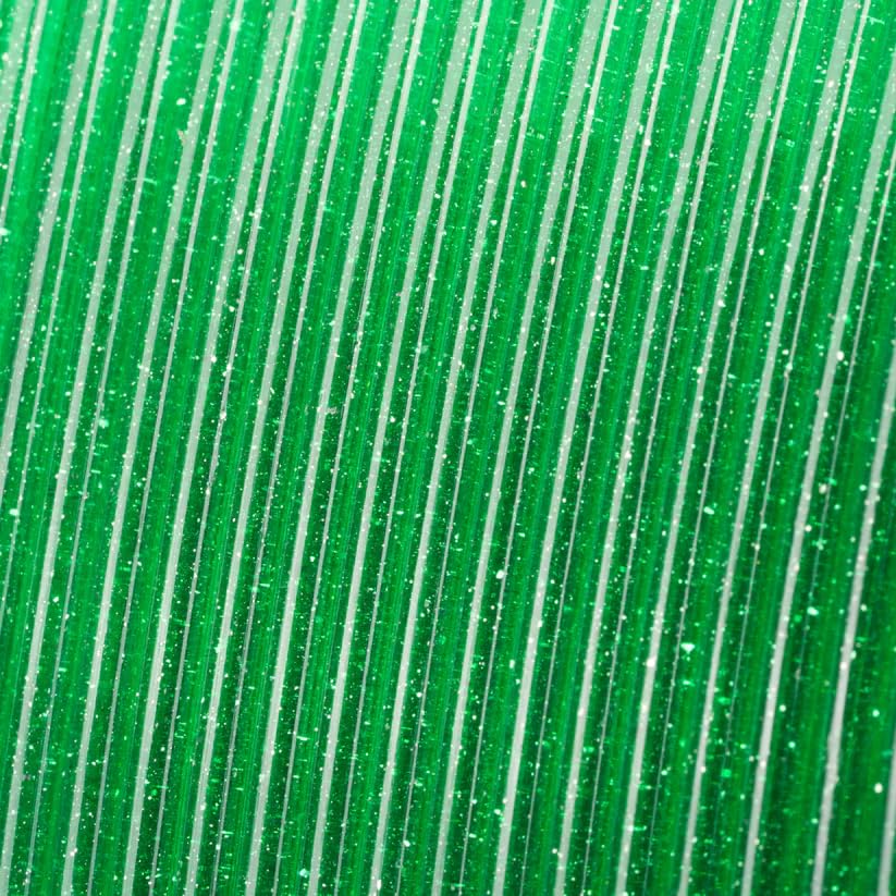 Image of Numakers PETG Translucent 3D Printer Filament Semi-Clear Glossy Finish 1.75mm 1 Kg Spool Strong Layer Adhesion Low Warp High Durability (Green Glitter)