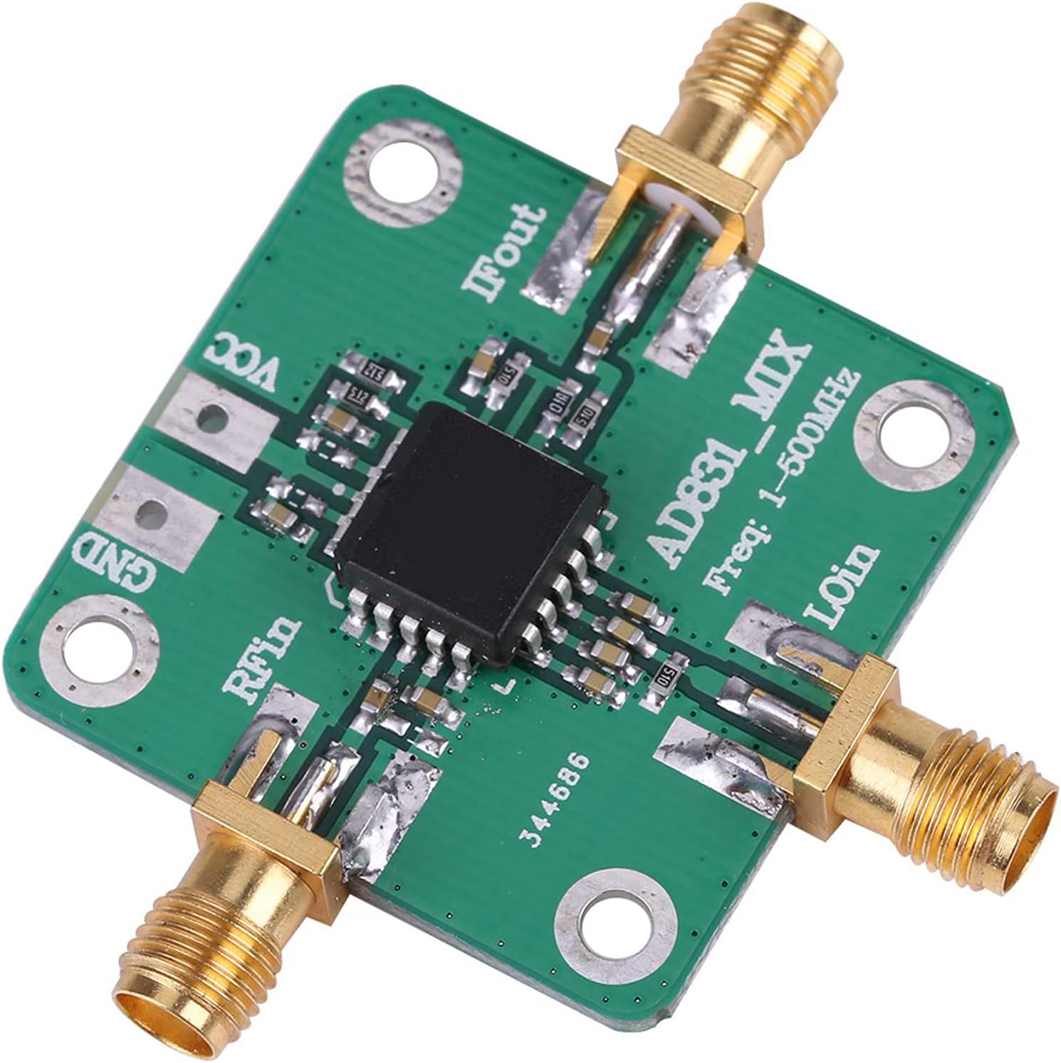 AD831 Radio Frequency Mixer, Wide Dynamic Range RF, IF Converter for Base Station. Easy to Use with DC Isolation. 10dBm LO power