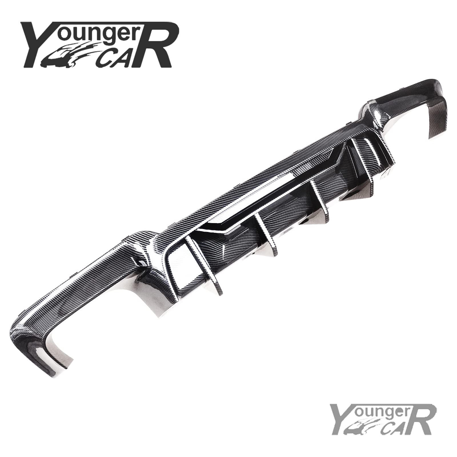Amazon.co.jp: YOUNGERCAR リアバンパーディフューザー 2011-2016 BMW