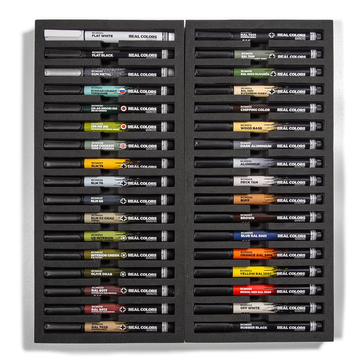 Ak Interactive - Special Box 34 Real Colors Markers