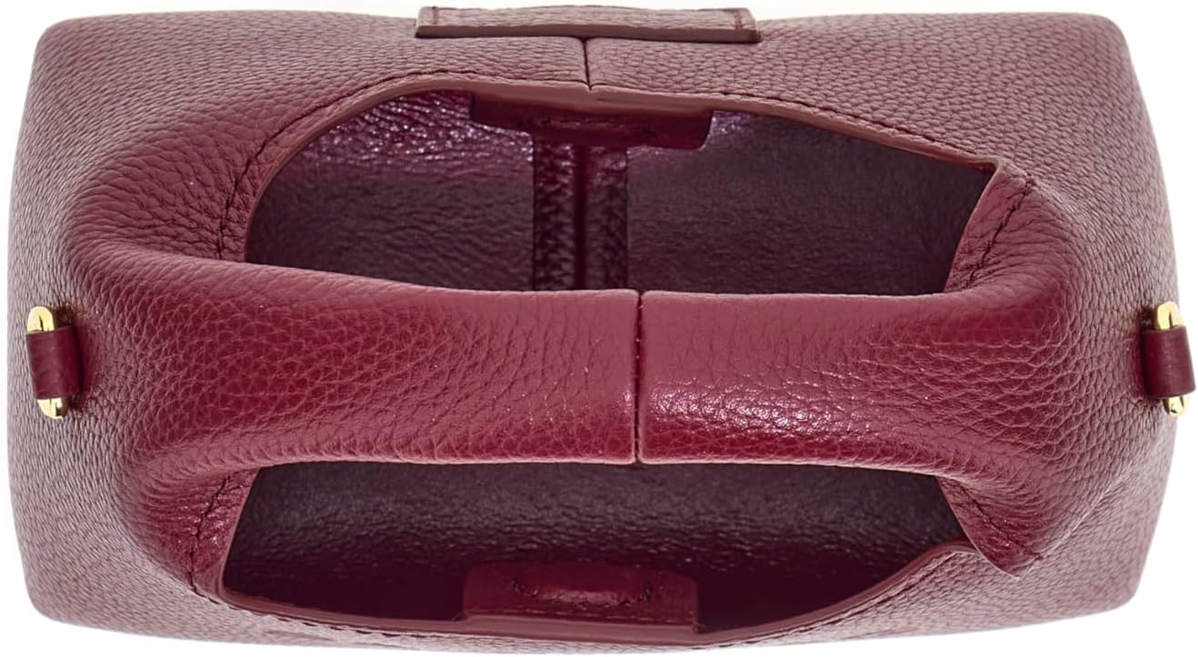MARC JACOBS Women's The Micro Crossbody Sack Bag, Cherry, Taglia UNICA