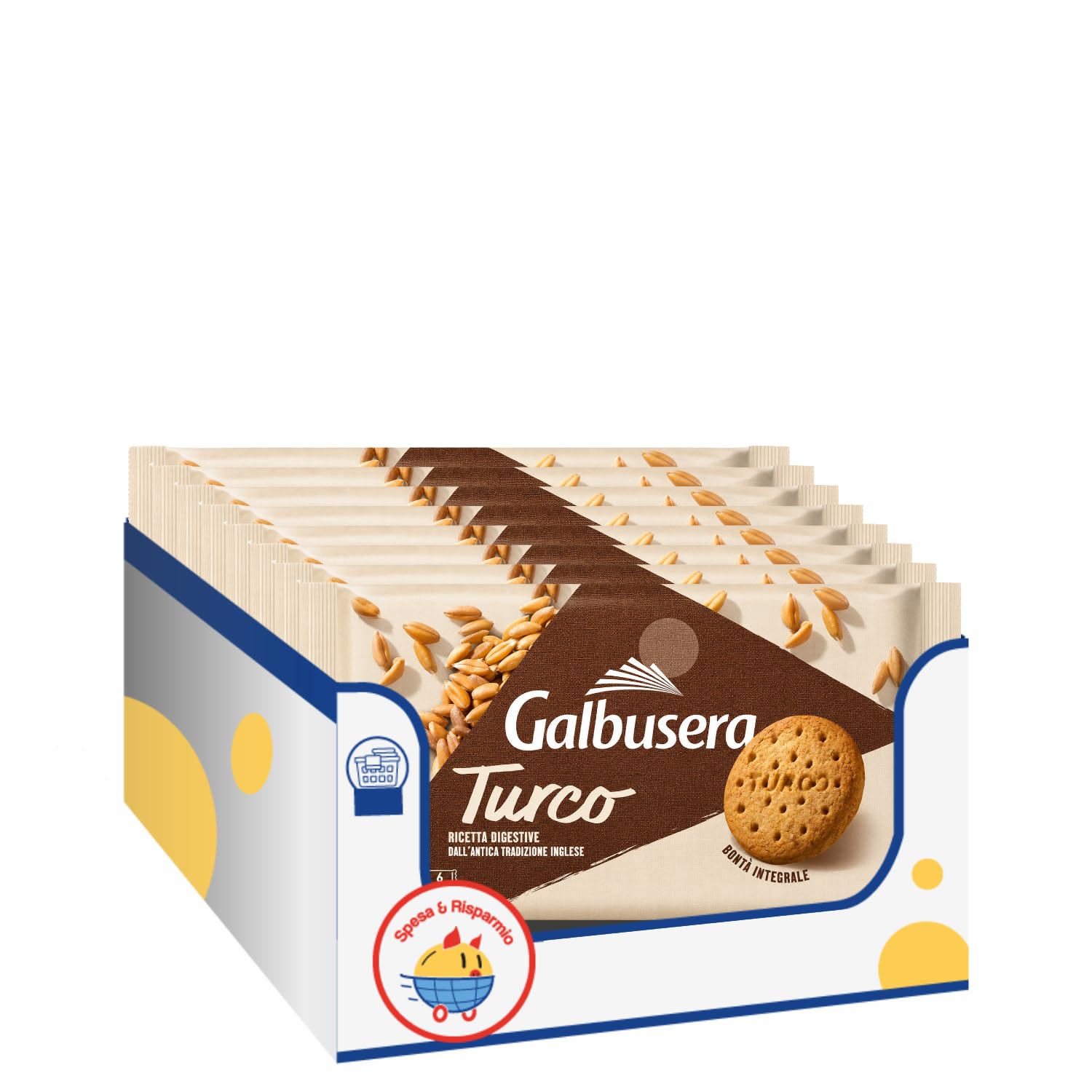 Biscotti Digestive Integrali 400g Ricchi di Fibre Snack Croccante Stile Inglese Variazioni 4/8/12 Confezioni (12 PEZZI)