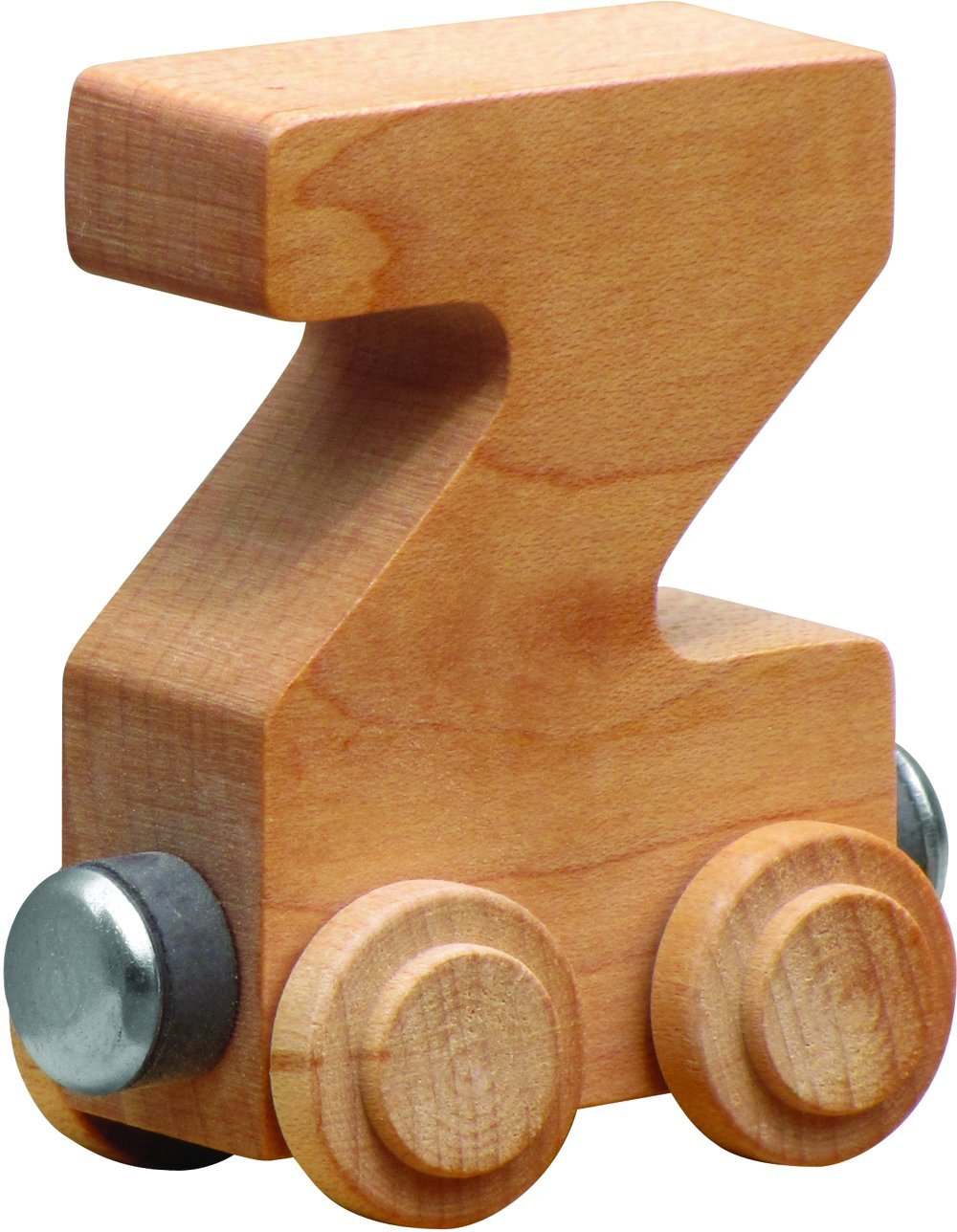 Maple LandmarkNameTrain Natural Finish Letter Cars - Z