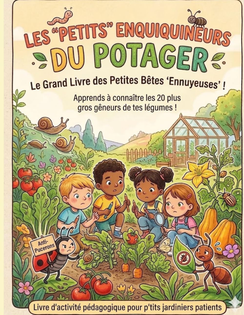 les petits enquiquineurs du portager: livre de coloriage