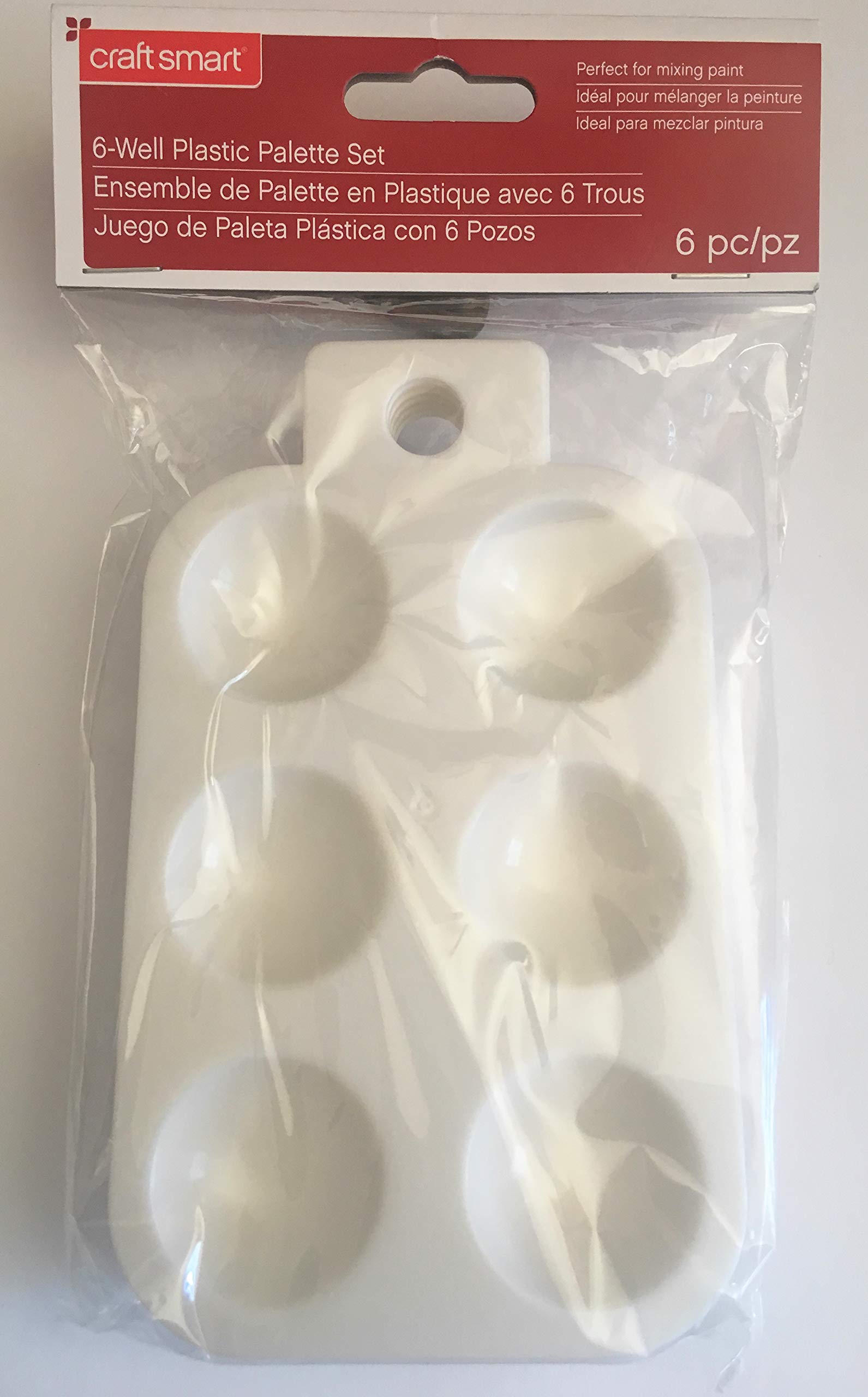 6-Well Plastic Palette Set