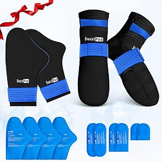 SuzziPad Cold Therapy Socks & Hand Ice Pack, Ice Gloves for Chemotherapy, Chemo Care