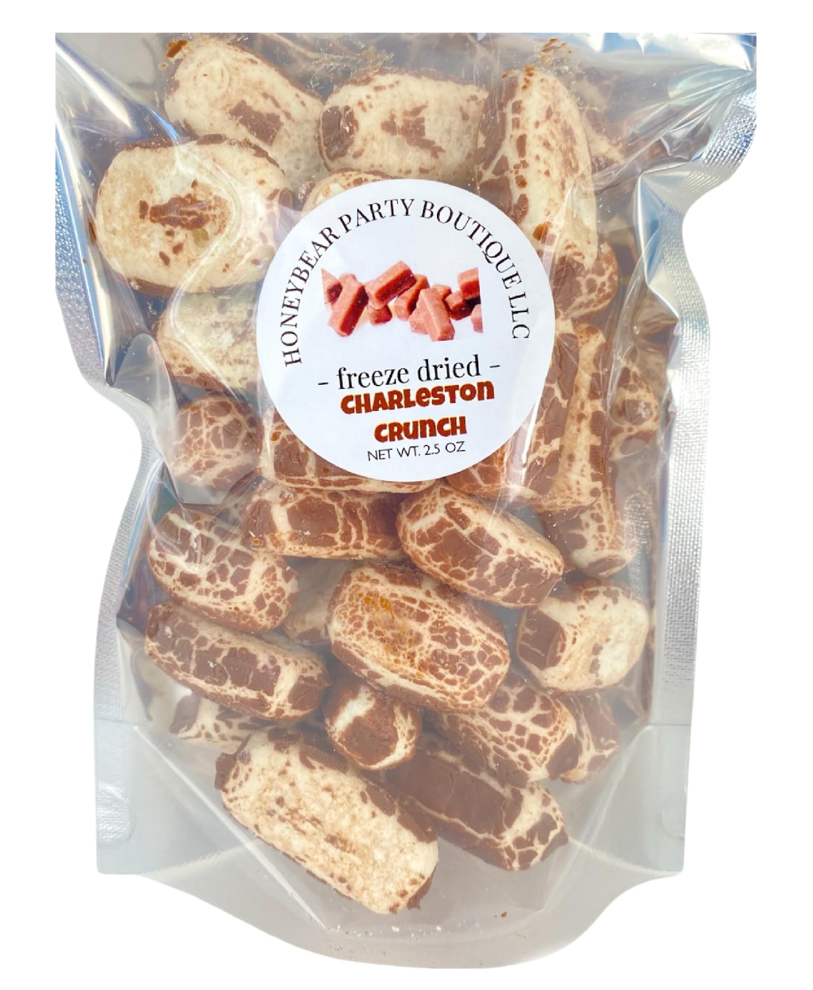 Freeze Dried Candy Charlie Crunch - Chocolate Nougat Candy - Shipped in a Box