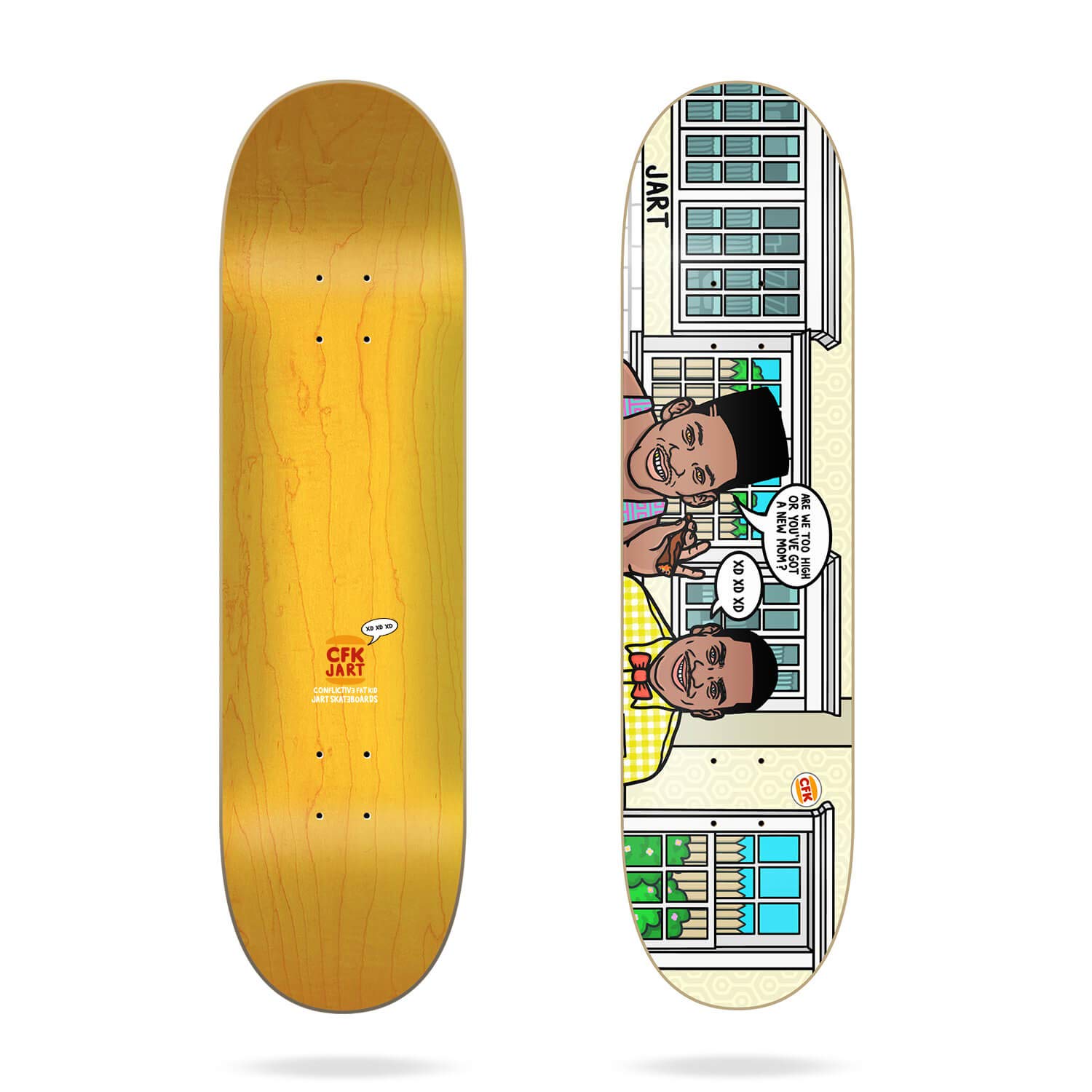 Jart XDXDXD 8.375" HC CFK Skateboard Deck