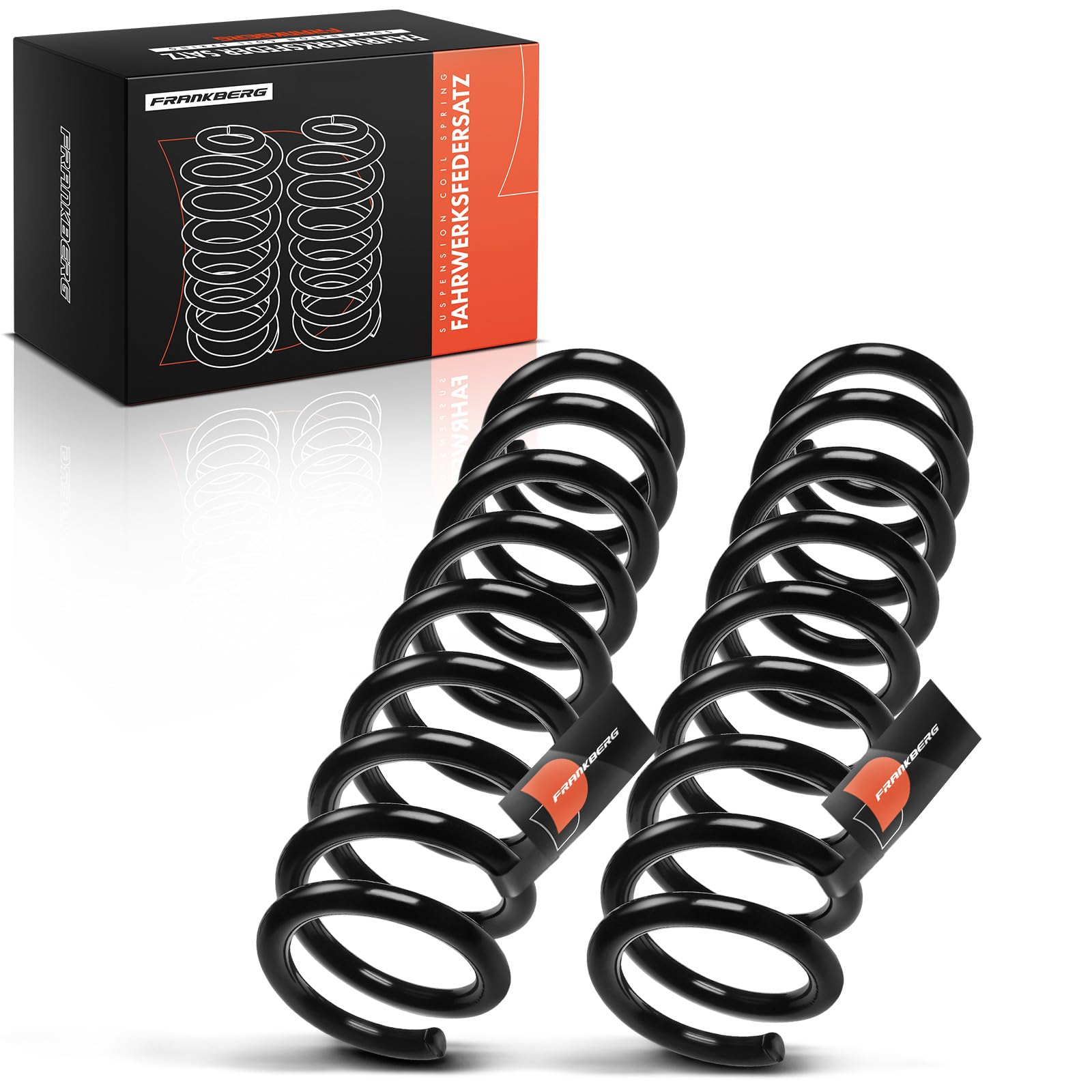 Frankberg 2 muelles de suspensión para eje trasero 33536851723 | Compatible con: Serie 1 F20, Serie 1 F21