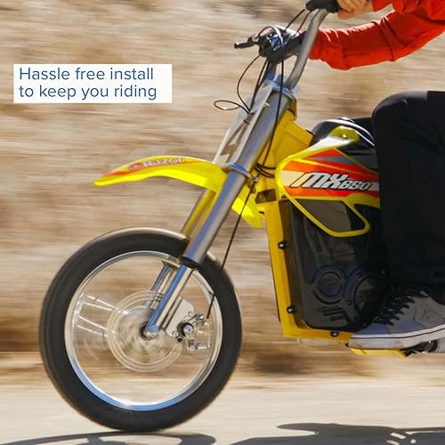 Miniatura 7 de AlveyTech Rotor de disco de freno delantero para motos eléctricas Razor MX500 y MX650  Rotores para frenos de bicicleta de cohete, 6-14 pulgadas de