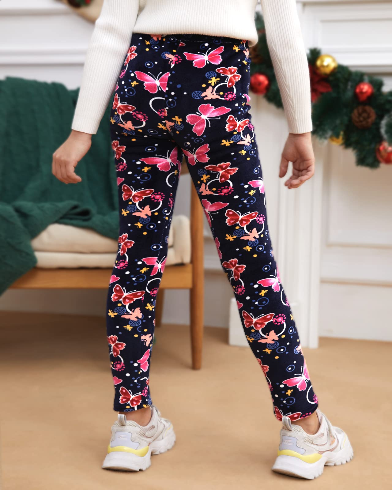 Adorel Leggings Felpati Invernali Bambina Confezione da 2